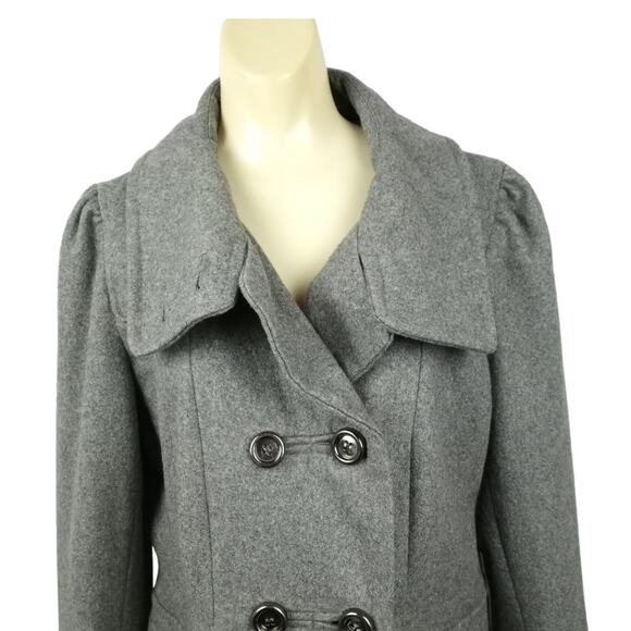 1 MADISON ~Womens Wool Blend Winter Coat~L - Picture 3 of 8